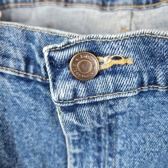 Wrangler Jeans Mens 38x30 Blue Straight Leg Medium Wash Stretch 1096FXVDB - Picture 3 of 9